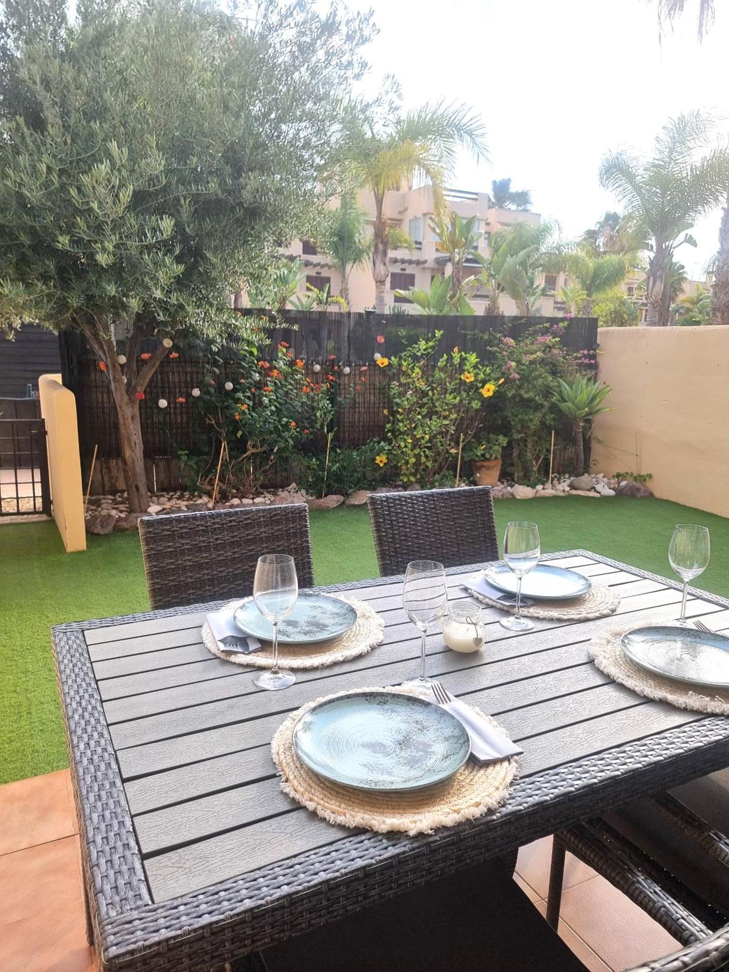 Bajo Con Una Terraza Espectacular Al Lado De La Playa Y Con Acceso Directo A La Piscina! Los Amarguillos Exterior foto